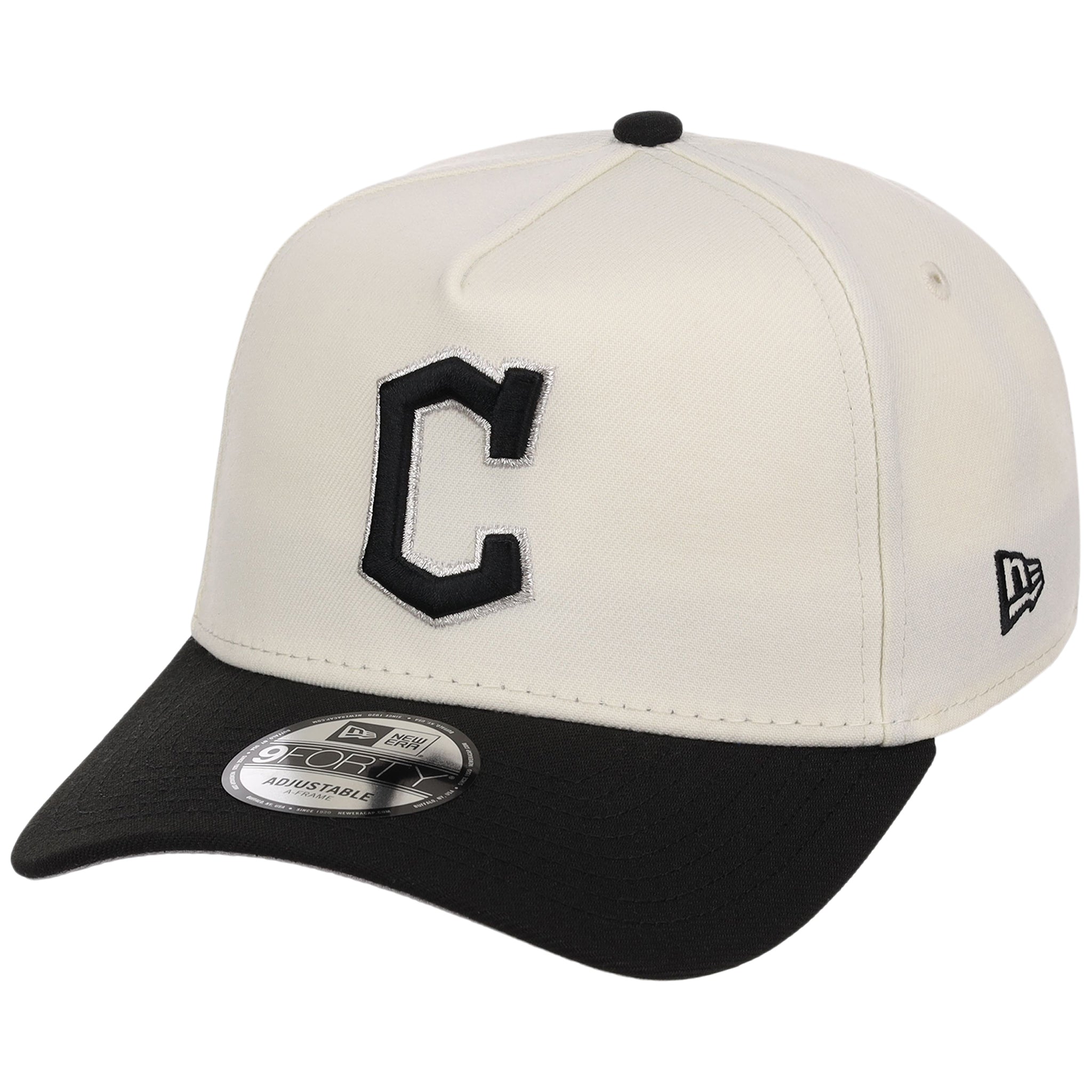 Cleveland Guardians MLB Chrome x Black FASHION CORE New Era 9FORTY A-Frame