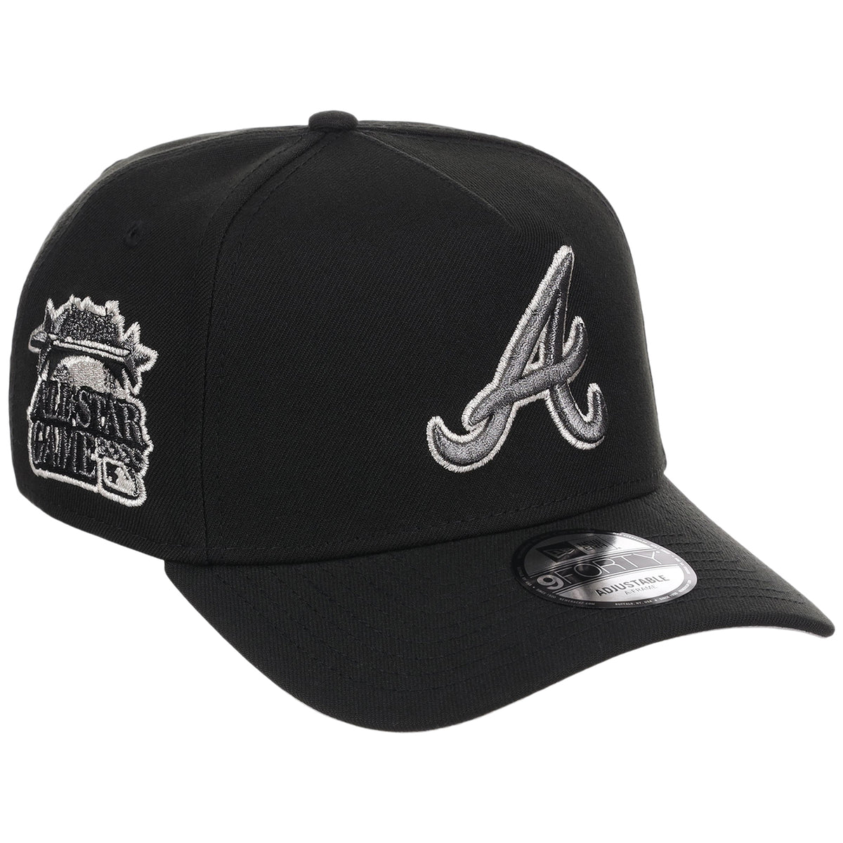 Atlanta Braves MLB Liquid Titanium New Era 9FORTY A-Frame