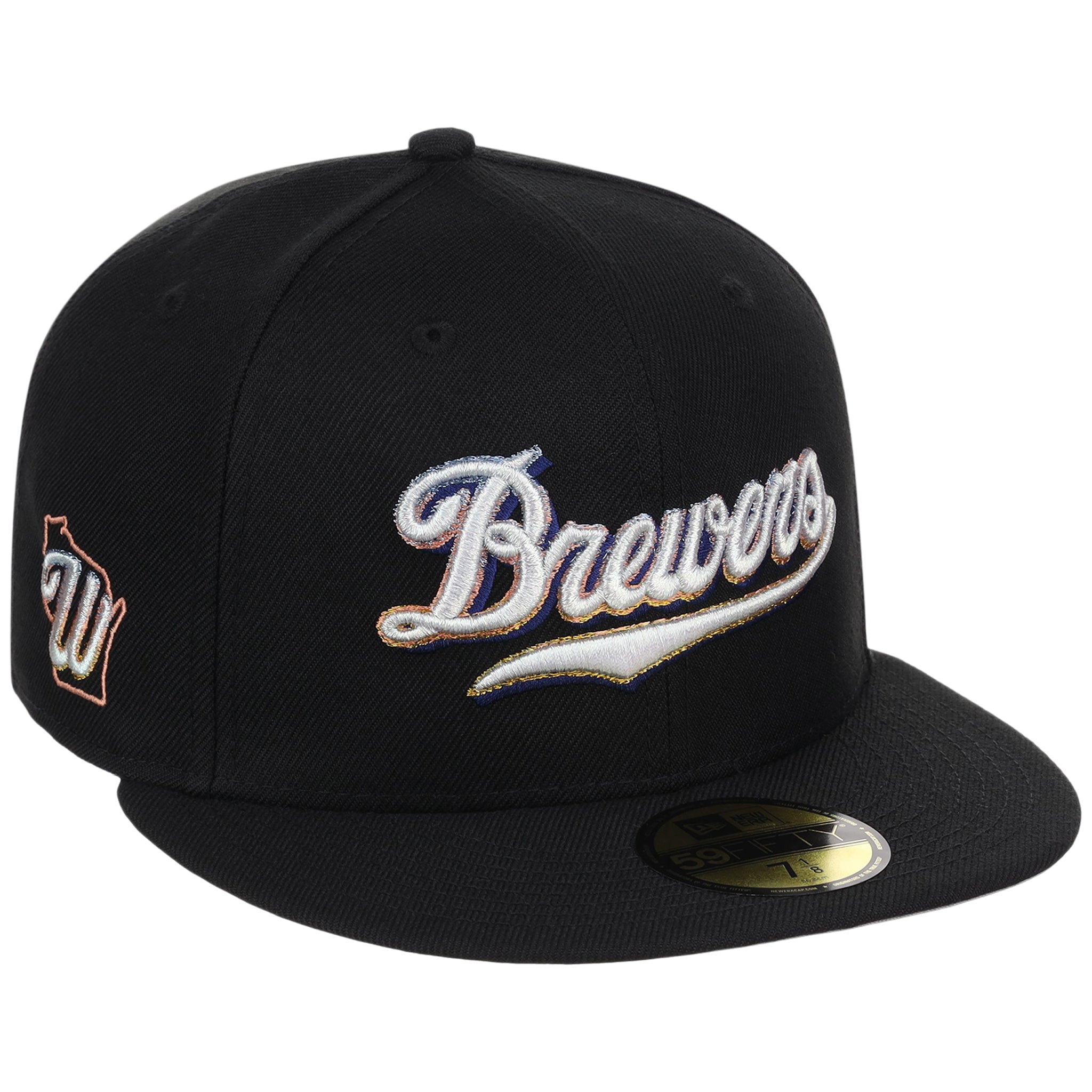Milwaukee Brewers MLB City Connect - Black Metallics New Era 59FIFTY