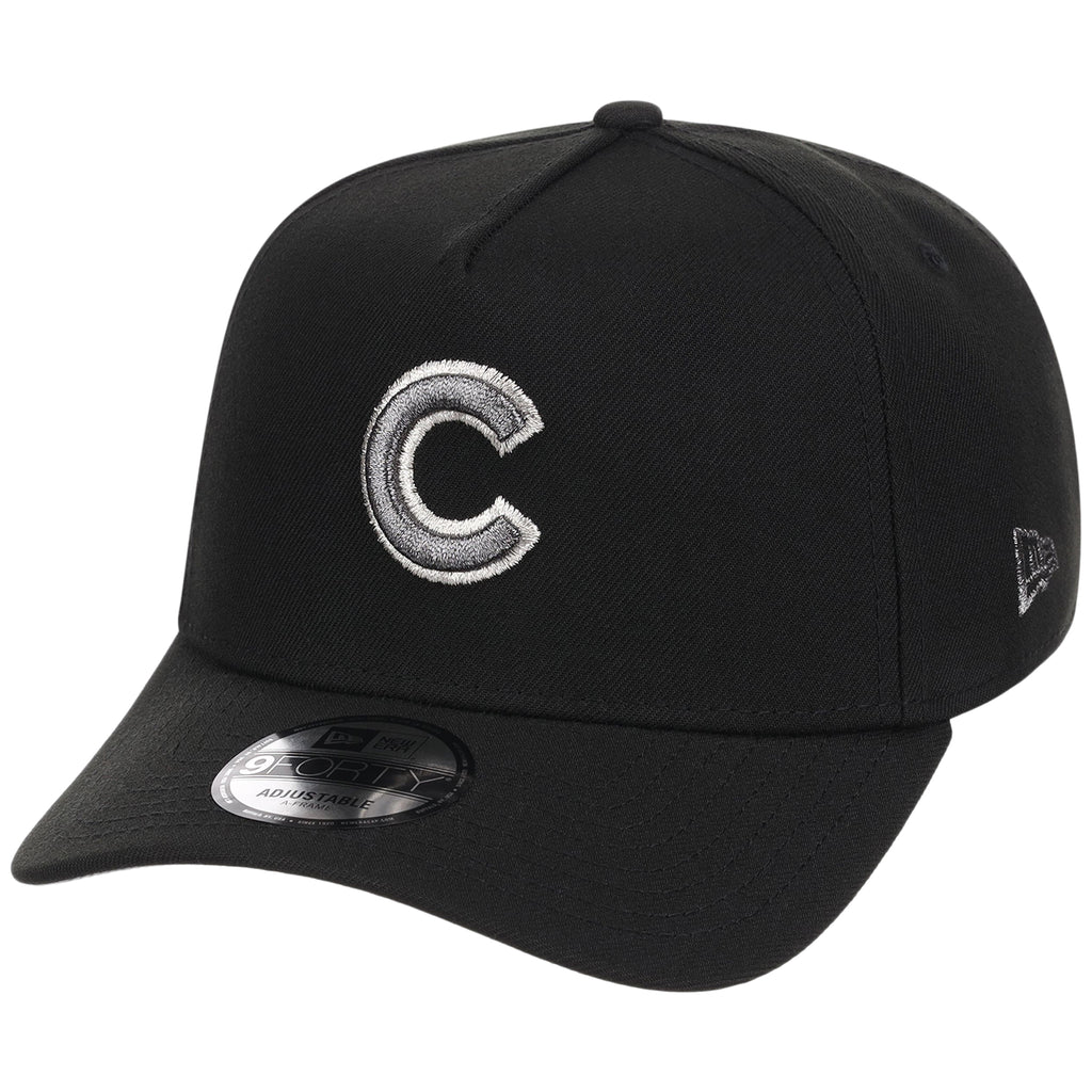 Chicago Cubs MLB Liquid Titanium New Era 9FORTY A-Frame