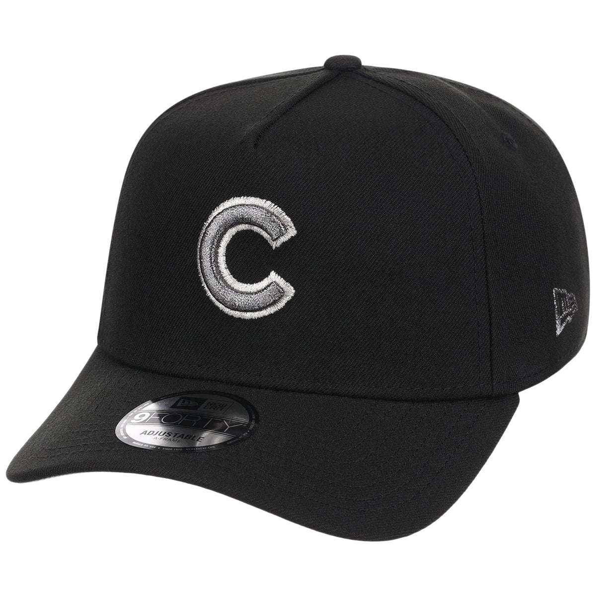 Chicago Cubs MLB Liquid Titanium New Era 9FORTY A-Frame