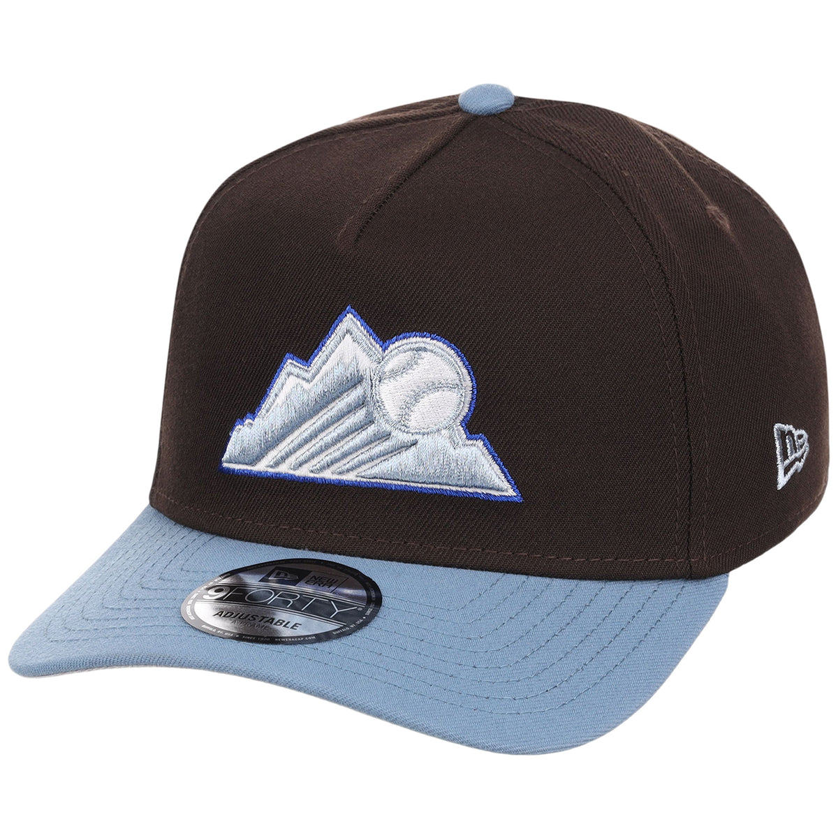 Colorado Rockies MLB Driftwood Fade New Era 9FORTY A-Frame