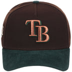 Tampa Bay Rays MLB Forest Ember New Era 9FORTY A-Frame