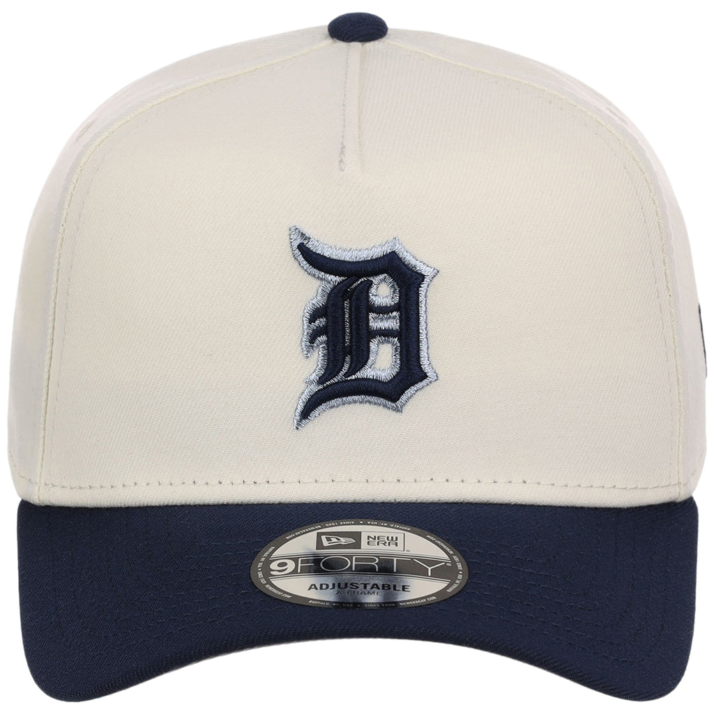 Detroit Tigers MLB Chrome x Navy FASHION CORE New Era 9FORTY A-Frame