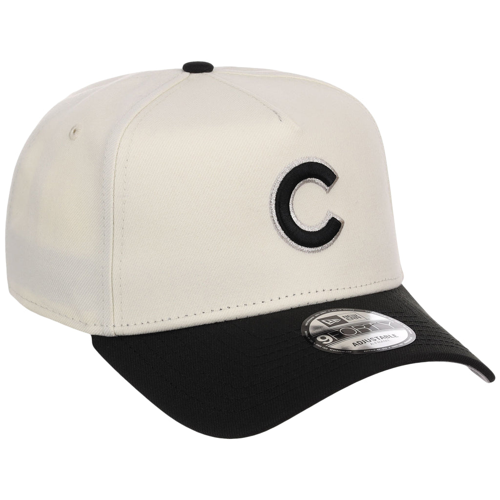 Chicago Cubs MLB Chrome x Black FASHION CORE New Era 9FORTY A-Frame