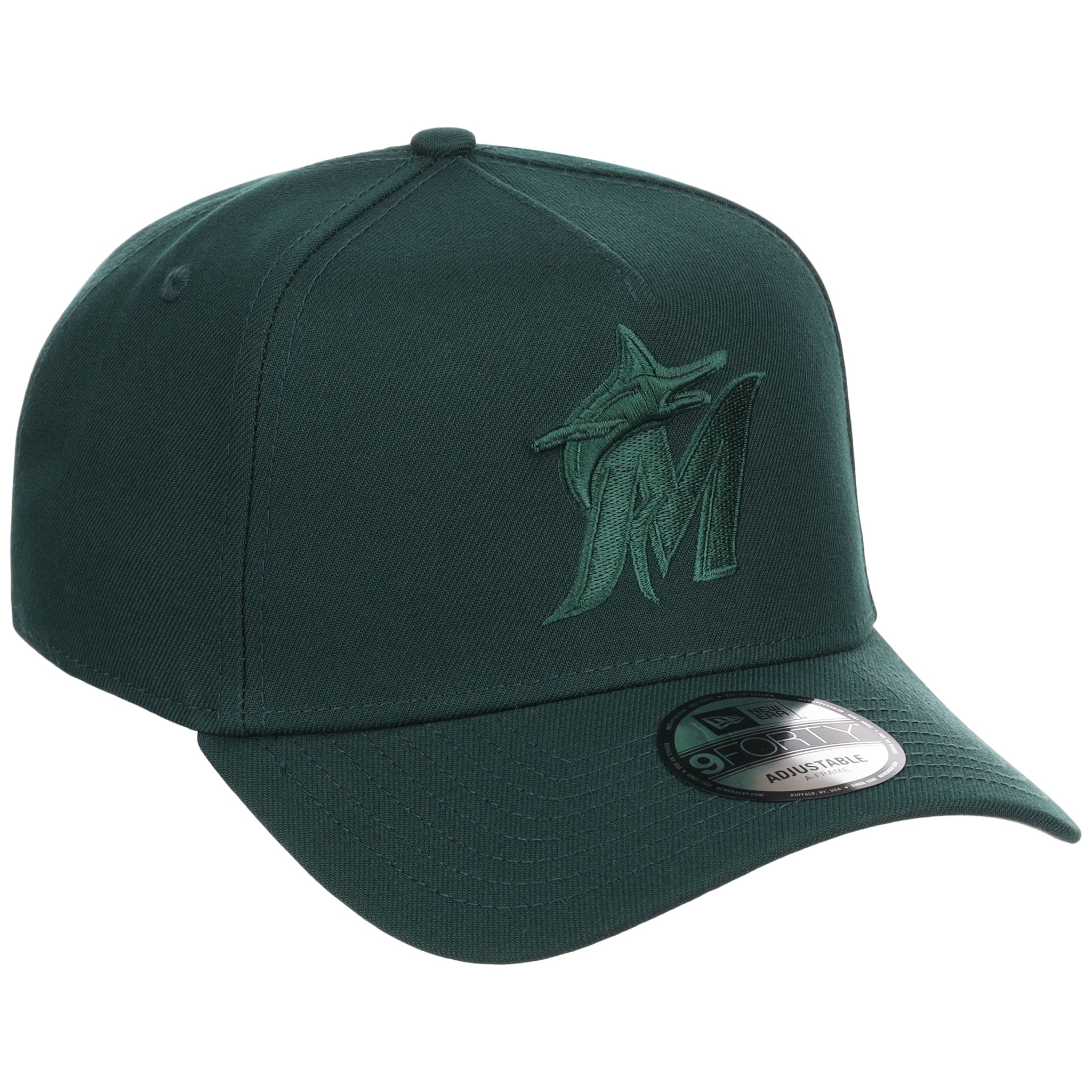 Miami Marlins MLB Dark Green FASHION CORE New Era 9FORTY A-Frame