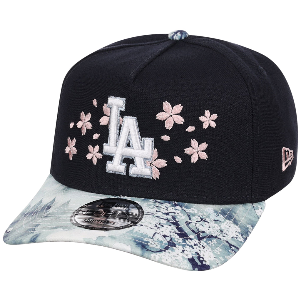 Los Angeles Dodgers Pacific Canvas New Era 9FORTY (Dark Royal/Floral)
