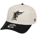 Miami Marlins MLB Chrome x Black FASHION CORE New Era 9FORTY A-Frame