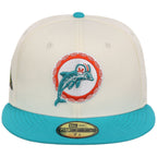 Miami Dolphins NFL Chrome OTC New Era 59FIFTY