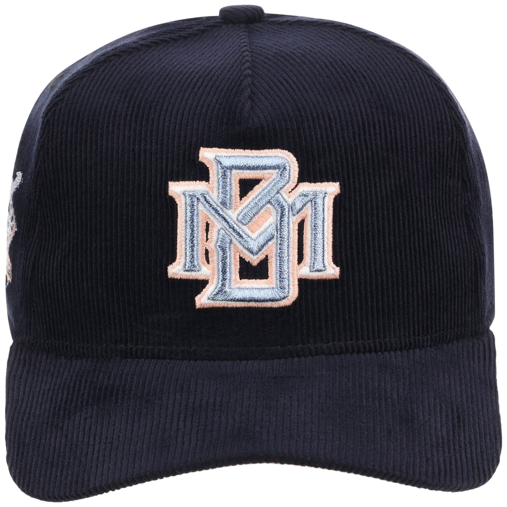 Milwaukee Brewers MLB Peach Ice Navy Cord New Era 9FORTY A-Frame – 5