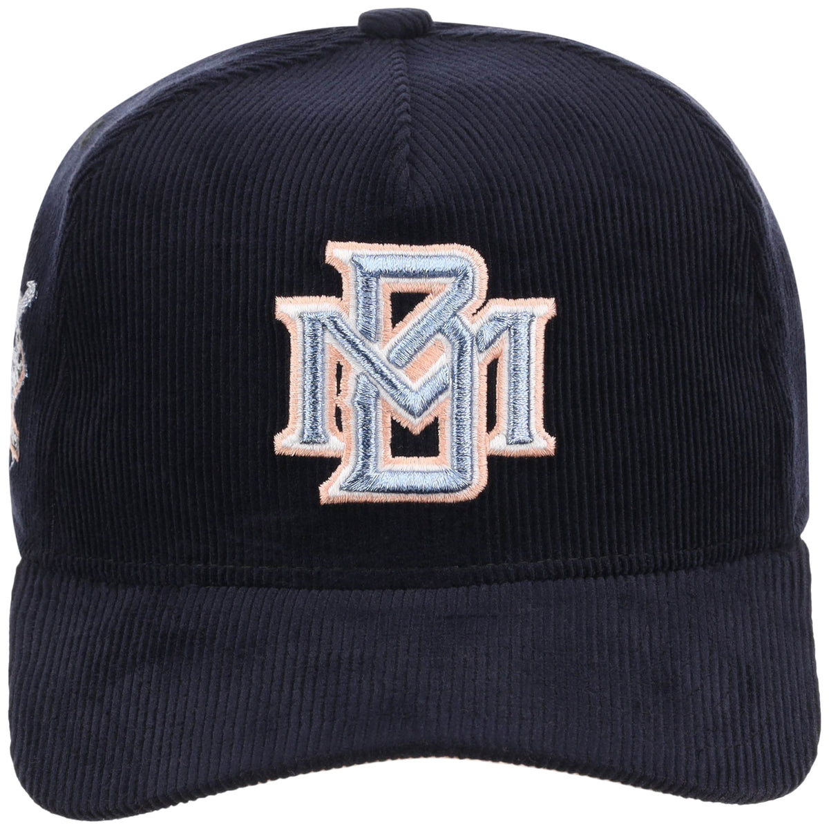 Milwaukee Brewers MLB Peach Ice Navy Cord New Era 9FORTY A-Frame – 5