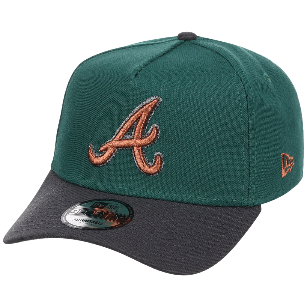 Atlanta Braves MLB Emerald Graphite New Era 9FORTY