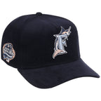 Florida Marlins MLB Peach Ice Navy Cord New Era 9FORTY A-Frame – 1