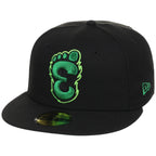 Eugene Emeralds MiLB Black Dome New Era 59FIFTY