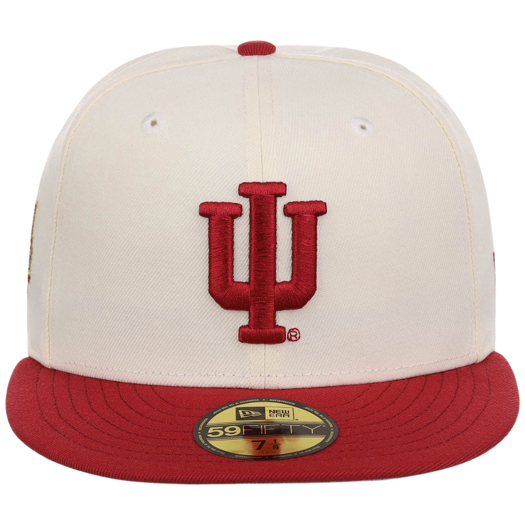Indiana Hoosiers IU Champ Pack New Era 59FIFTY (Chrome/Red)