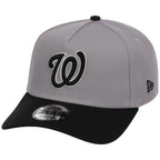 Washington Nationals MLB Gray x Black FASHION CORE New Era 9FORTY A-Frame