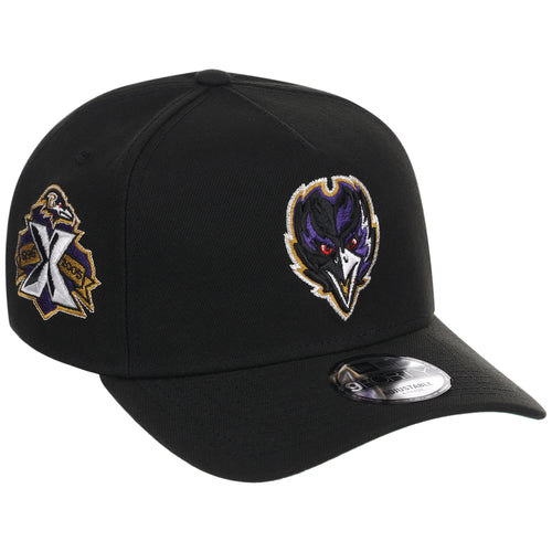 Baltimore Ravens NFL Black Dome New Era 9FORTY A-Frame