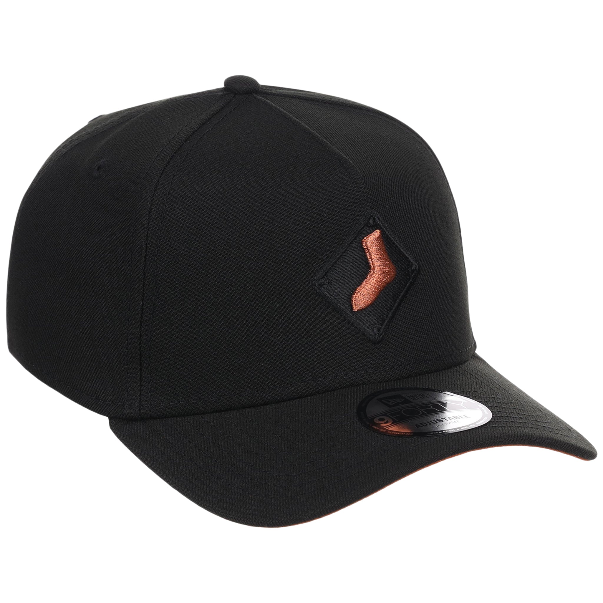 Chicago White Sox MLB Black x Rust FASHION CORE New Era 9FORTY A-Frame