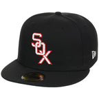 Chicago White Sox MLB Cooperstown Authentic Collection New Era 59FIFTY (Black/Black)
