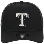 Texas Rangers MLB Liquid Titanium New Era 9FORTY A-Frame