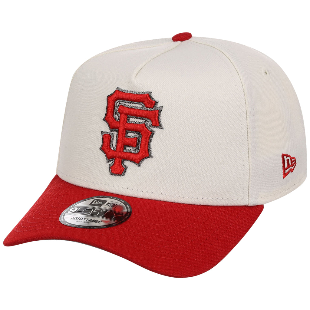 San Francisco Giants MLB Chrome x Red FASHION CORE New Era 9FORTY A-Frame