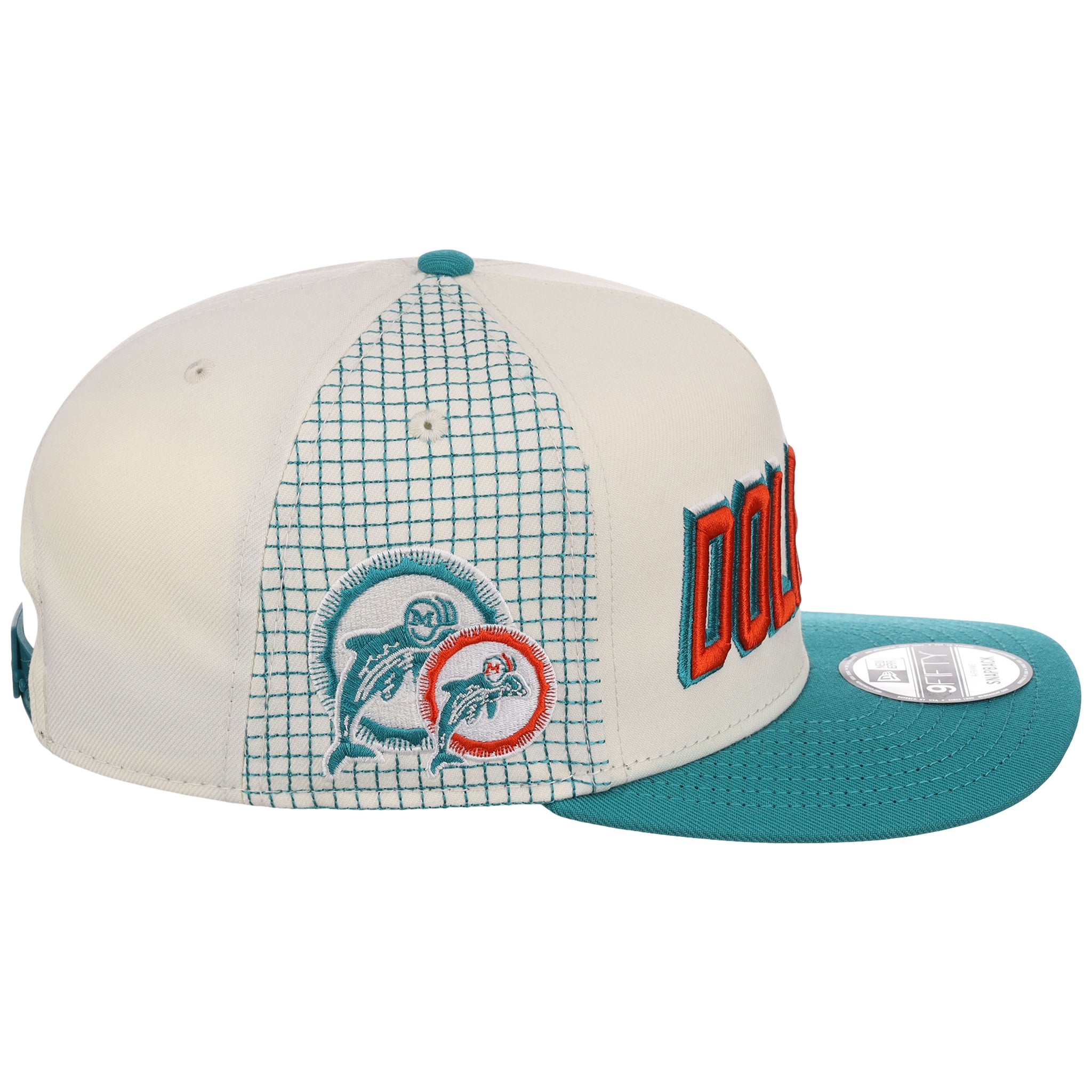 Miami Dolphins NFL Gridlock New Era 9FIFTY A-Frame