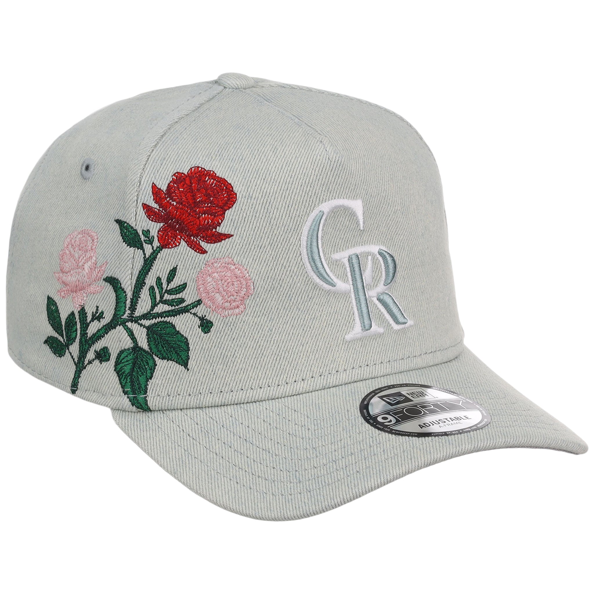 Colorado Rockies MLB Denim Flower New Era 9FORTY