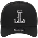 Texas Rangers MLB Flipmode 2.0 Liquid Titanium New Era 9FORTY A-Frame (Black/Black/Gray)