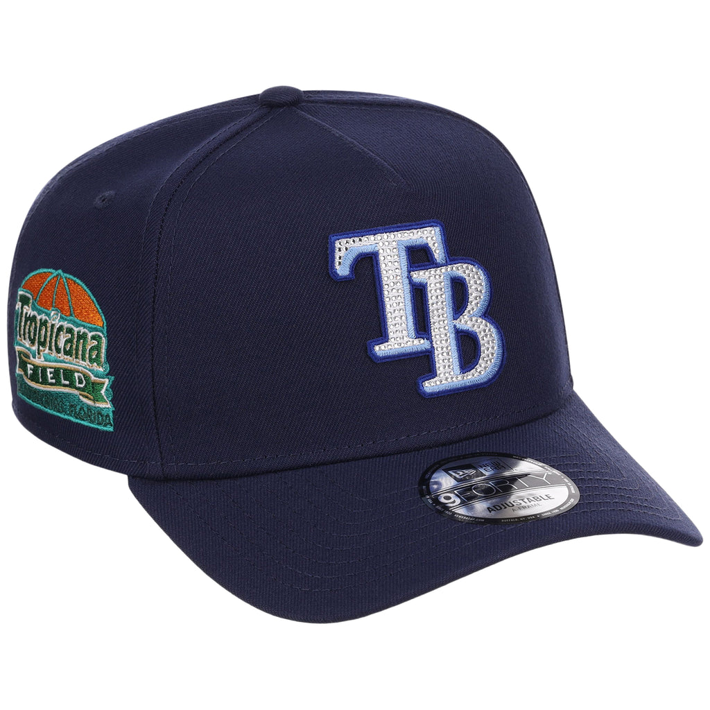 Tampa Bay Rays MLB Diamond Bling New Era 9FORTY A-Frame