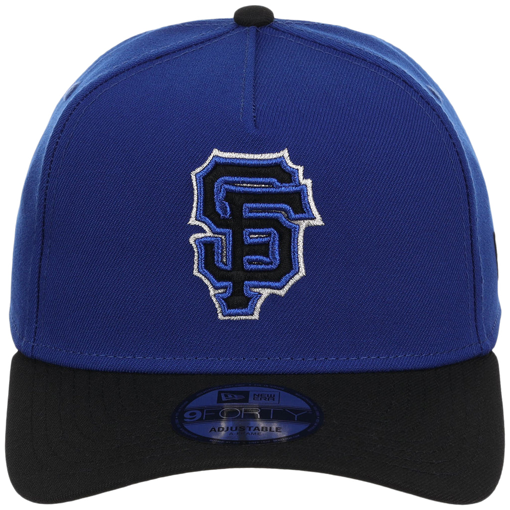 San Francisco Giants MLB Royal x Black FASHION CORE New Era 9FORTY A-Frame