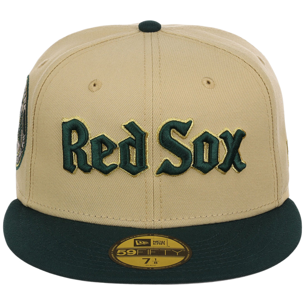 Boston Red Sox Variety New Era 59FIFTY (Gold/Dark Green)