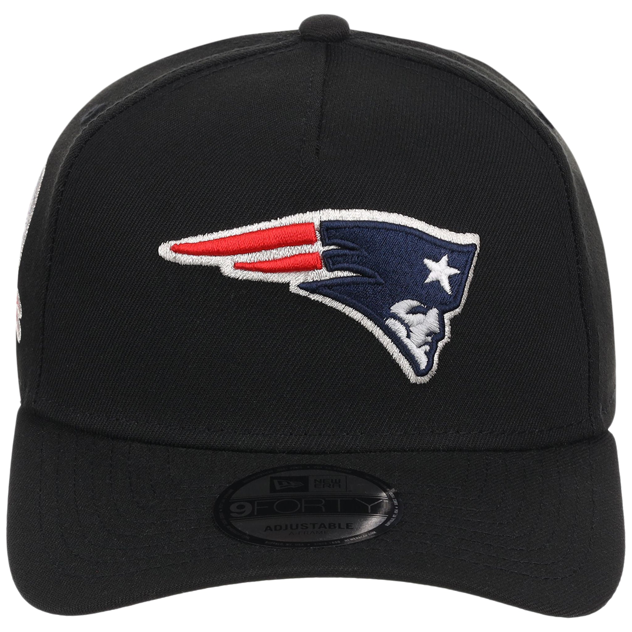 New England Patriots NFL Black Dome New Era 9FORTY A-Frame