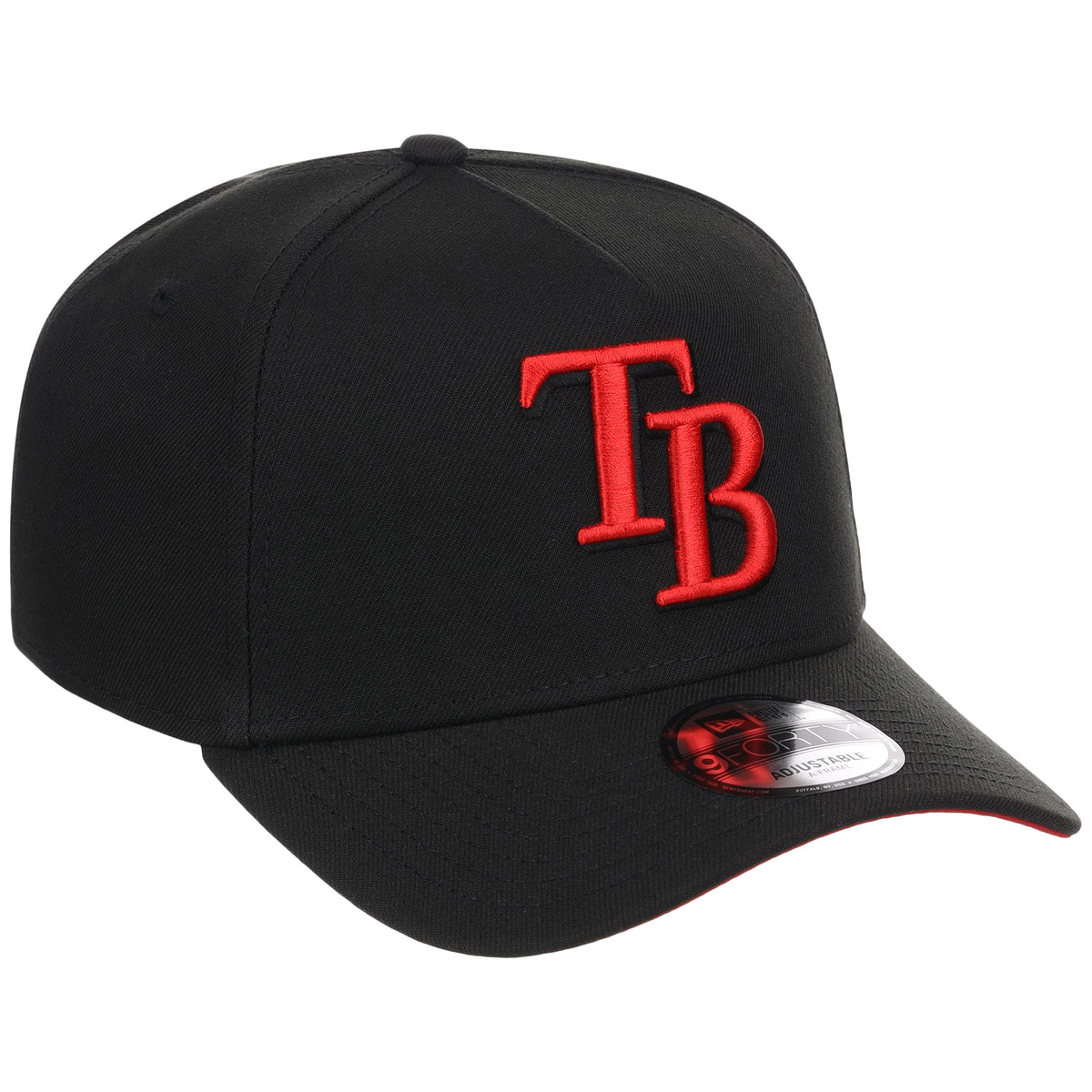Tampa Bay Rays MLB Black x Red FASHION CORE New Era 9FORTY A-Frame