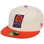 Phoenix Suns NBA Chrome OTC New Era 59FIFTY (Chrome/Orange)