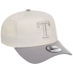Texas Rangers MLB Chrome x Gray FASHION CORE New Era 9FORTY A-Frame