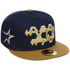 Houston Astros MLB Friday Flux New Era 59FIFTY - Dark Blue/Gold