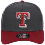 Texas Rangers MLB Graphite x Cardinal FASHION CORE New Era 9FORTY A-Frame
