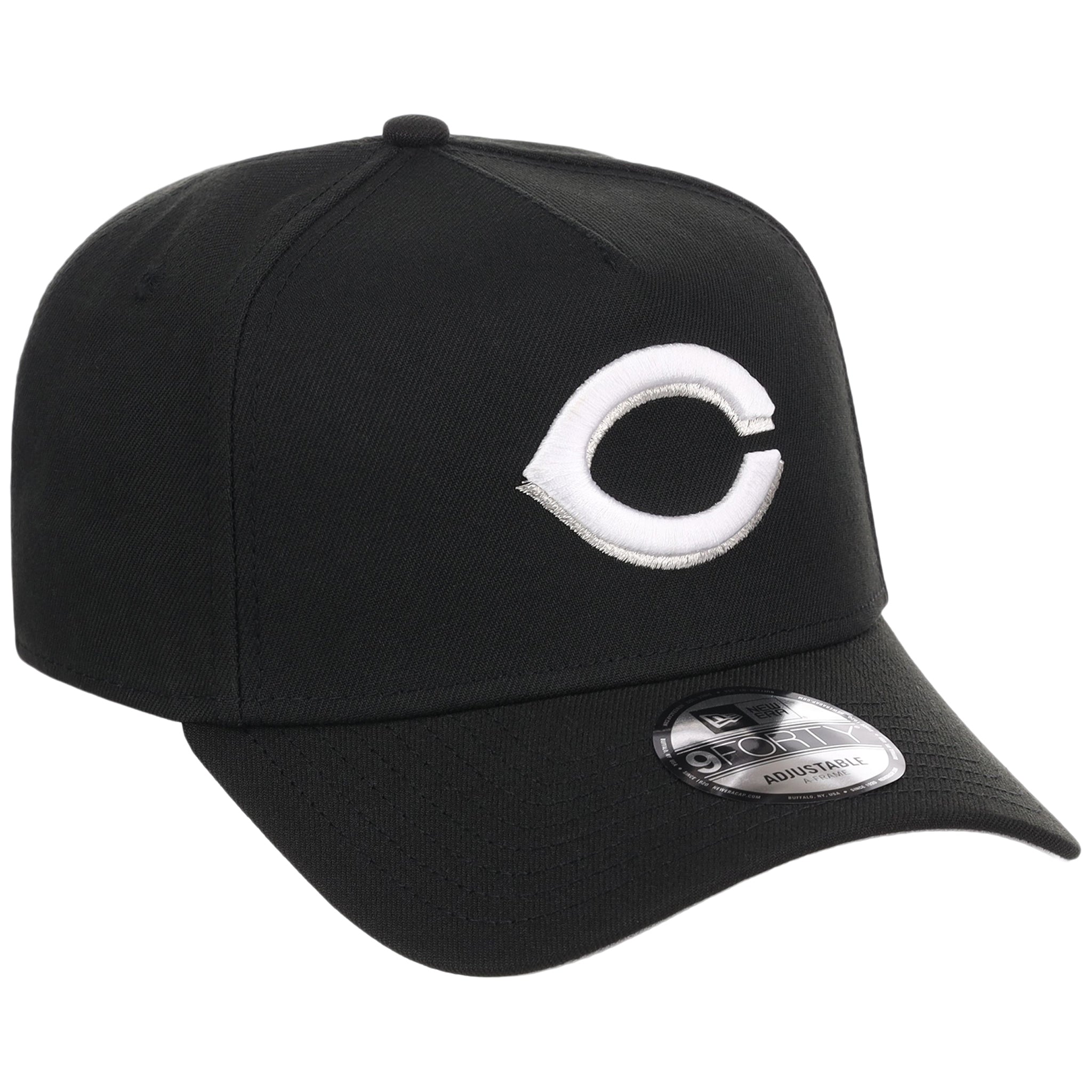 Cincinnati Reds MLB Black x White FASHION CORE New Era 9FORTY A-Frame