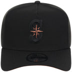 Seattle Mariners MLB Black x Rust FASHION CORE New Era 9FORTY A-Frame