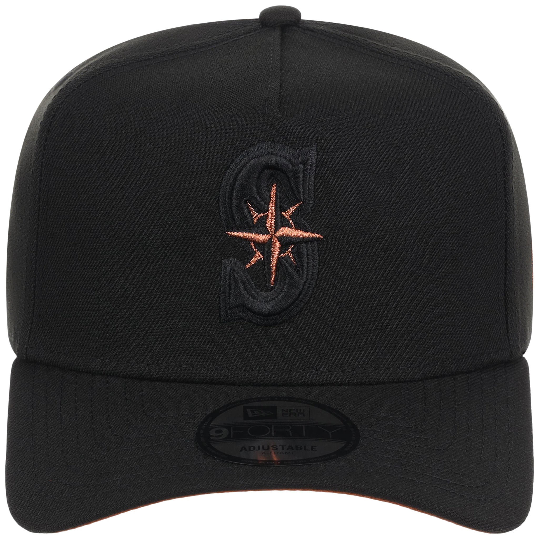 Seattle Mariners MLB Black x Rust FASHION CORE New Era 9FORTY A-Frame