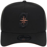 Seattle Mariners MLB Black x Rust FASHION CORE New Era 9FORTY A-Frame