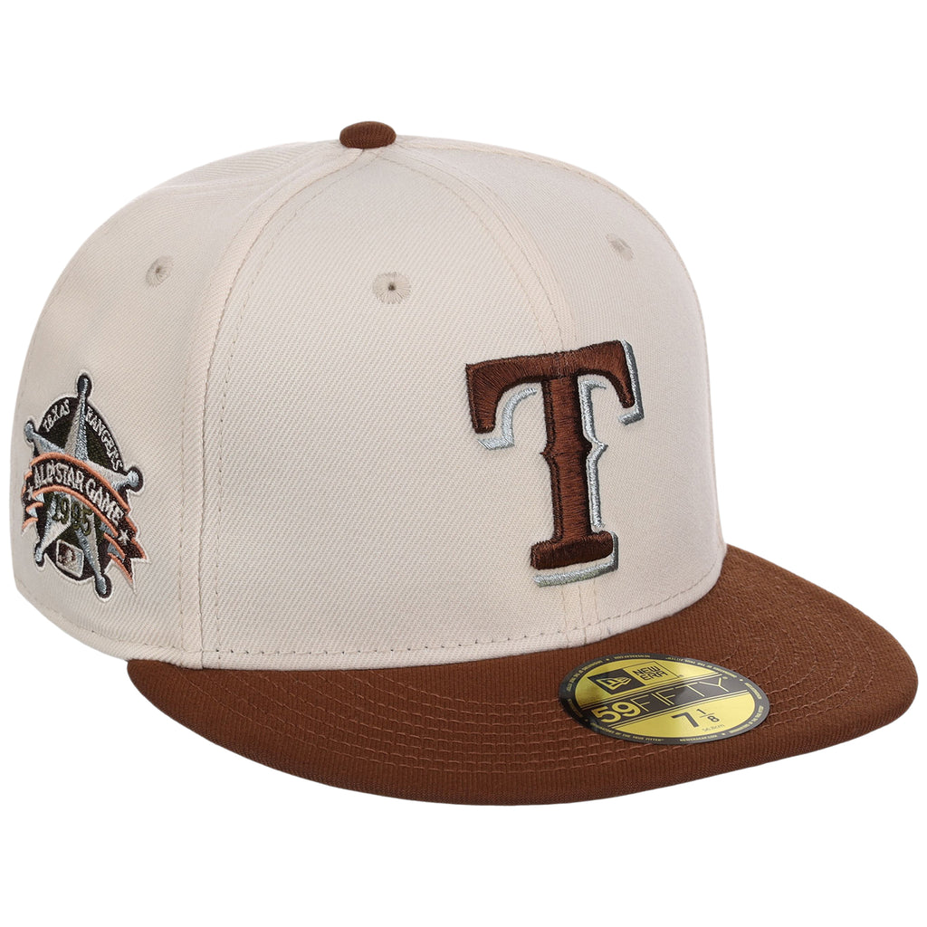 Texas Rangers MLB Auburn Cream New Era 59FIFTY