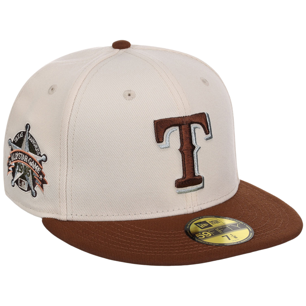 Texas Rangers MLB Auburn Cream New Era 59FIFTY