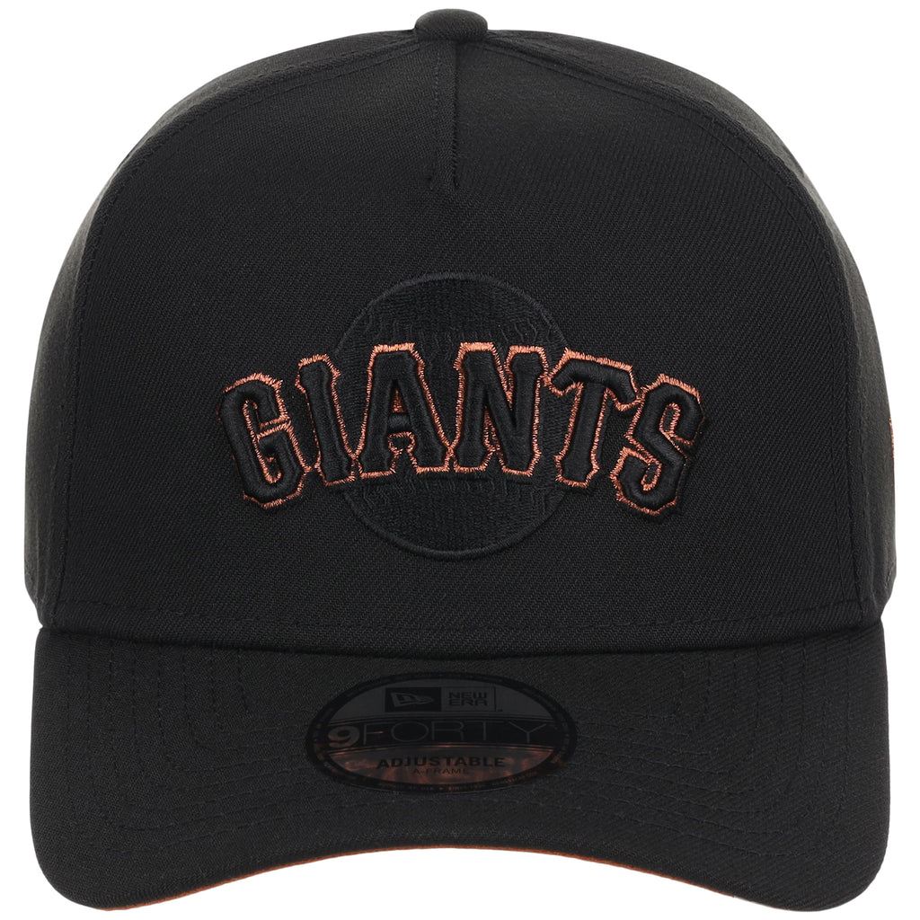 San Francisco Giants MLB Black x Rust FASHION CORE New Era 9FORTY A-Frame