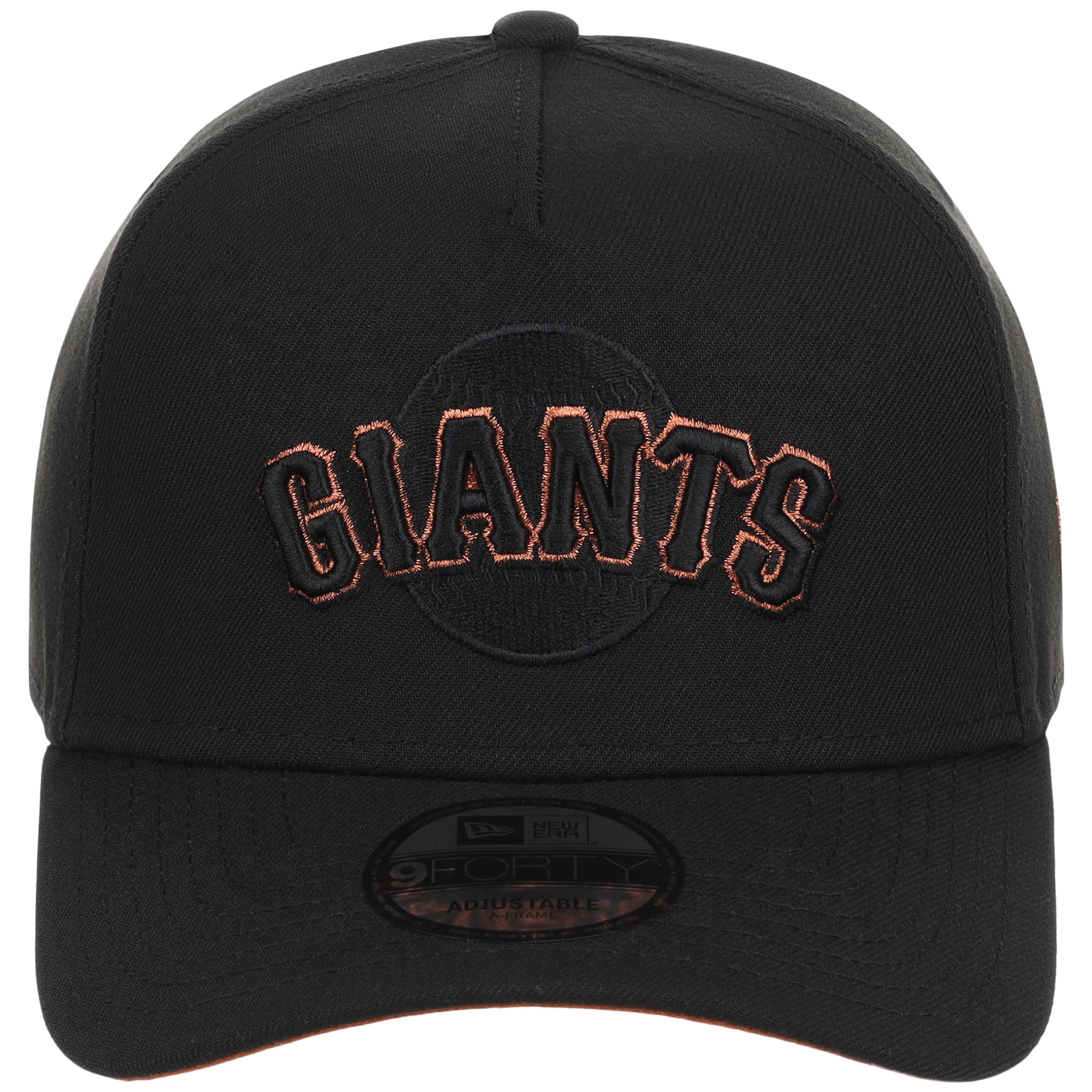 San Francisco Giants MLB Black x Rust FASHION CORE New Era 9FORTY A-Frame