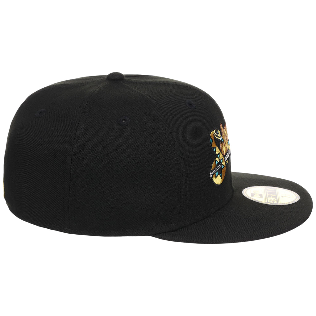Tucson Sidewinders Phoenix Crown the City New Era 59FIFTY (Black/Black)