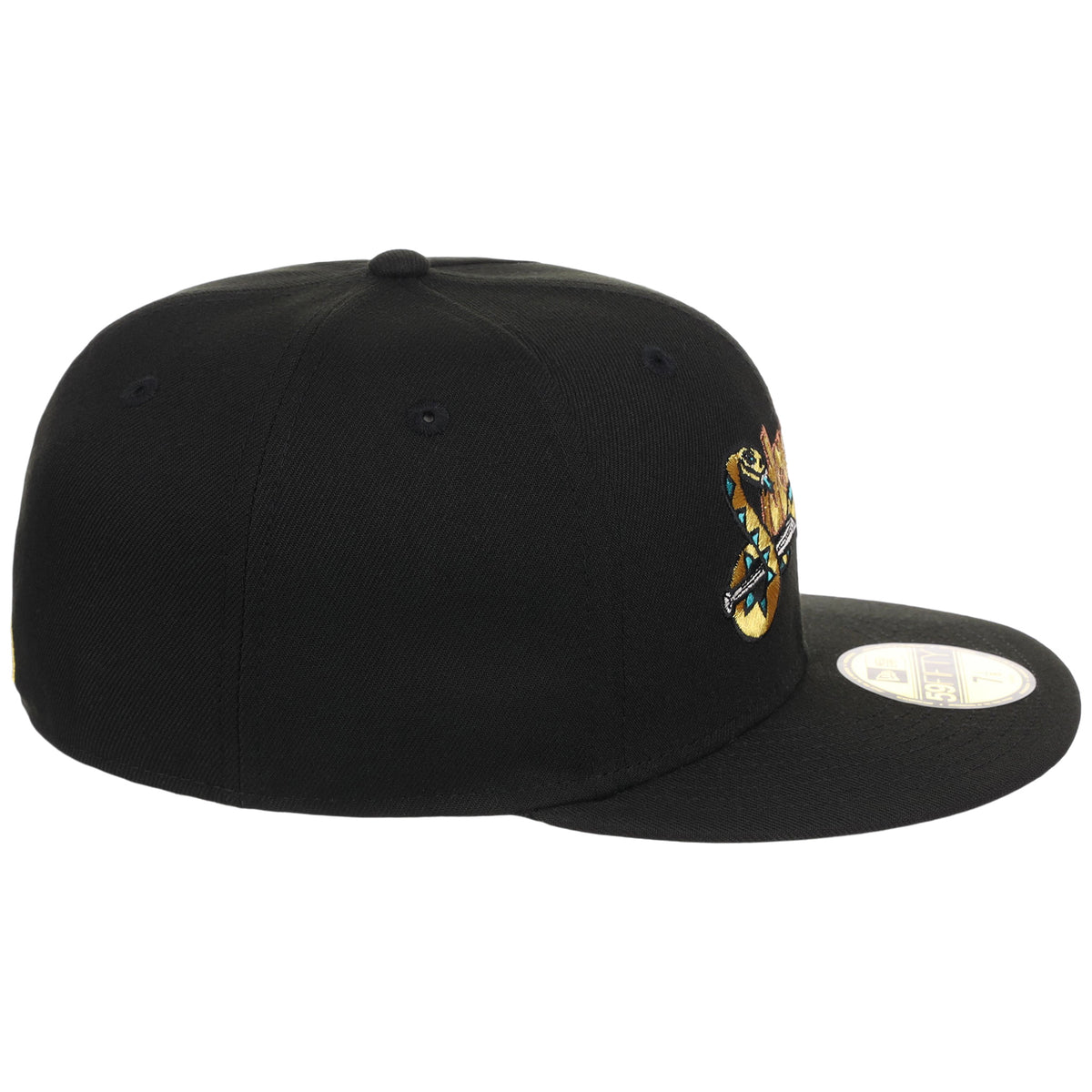 Tucson Sidewinders Phoenix Crown the City New Era 59FIFTY (Black/Black)