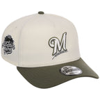 Milwaukee Brewers MLB Chrome Olive New Era 9FORTY