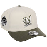 Milwaukee Brewers MLB Chrome Olive New Era 9FORTY