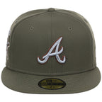 Atlanta Braves MLB Olive Alloy New Era 59FIFTY
